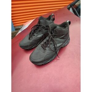 Joomra Mens High Top Athletic Sneakers Black Lace Up Shoes Size US 11 EU 45